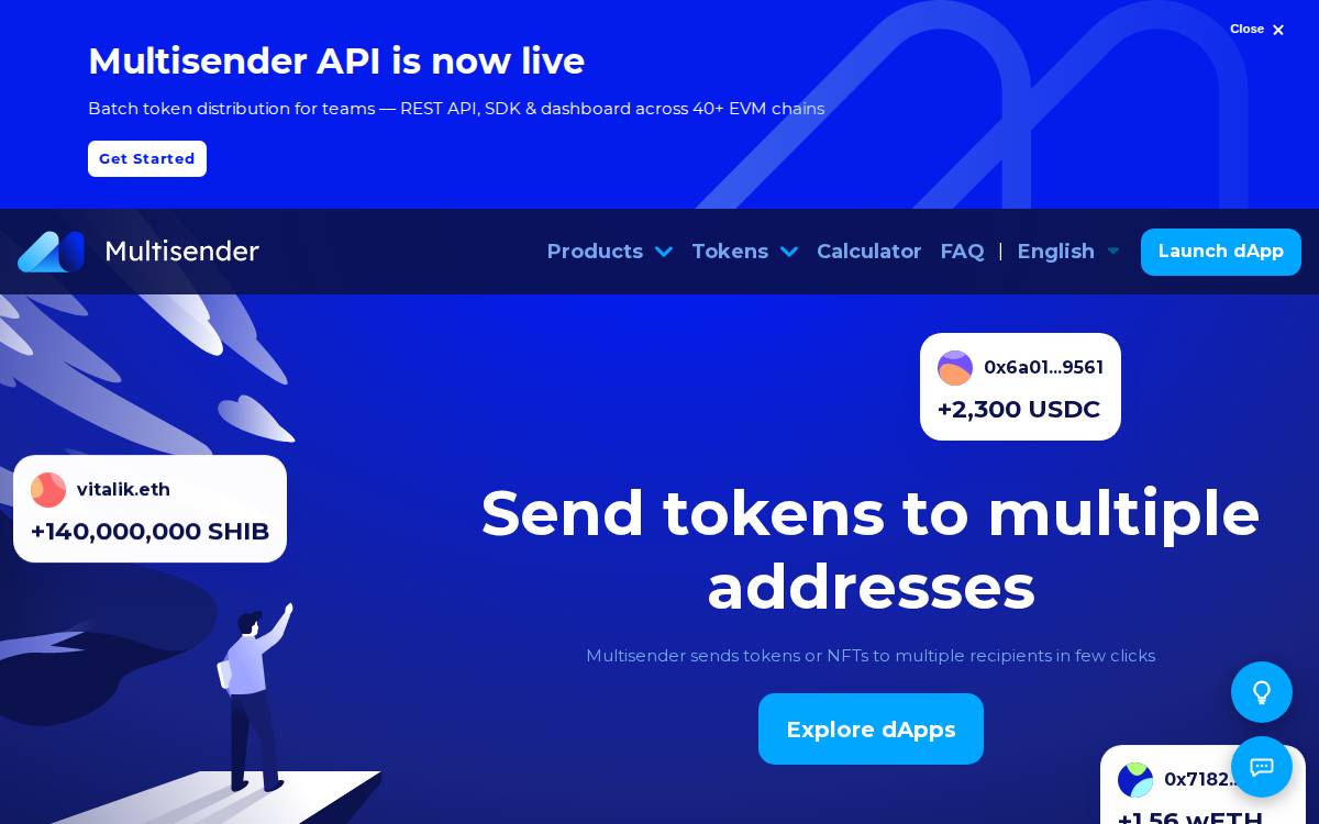 SEND website preview