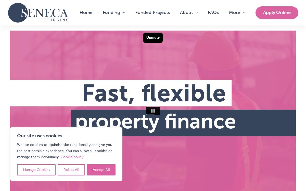 Seneca Bridging website preview