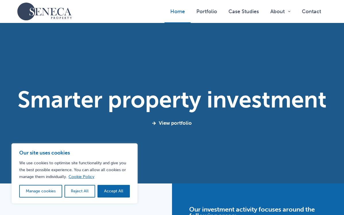Seneca Property website preview