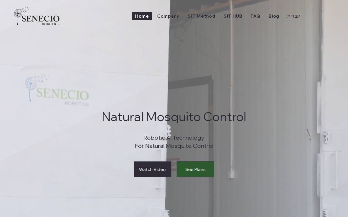 Senecio website preview