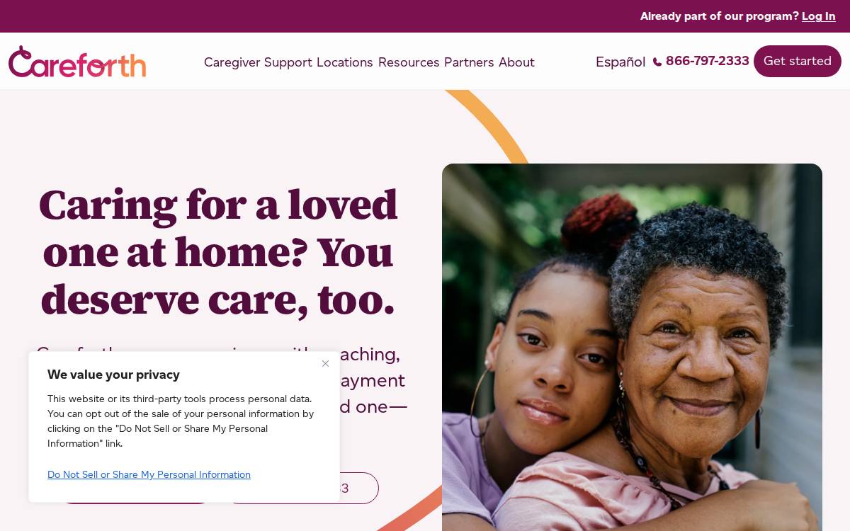 Seniorlink website preview