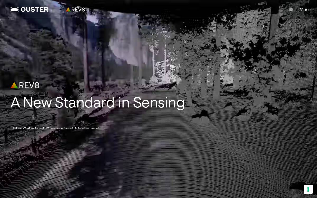 Sense Photonics website preview