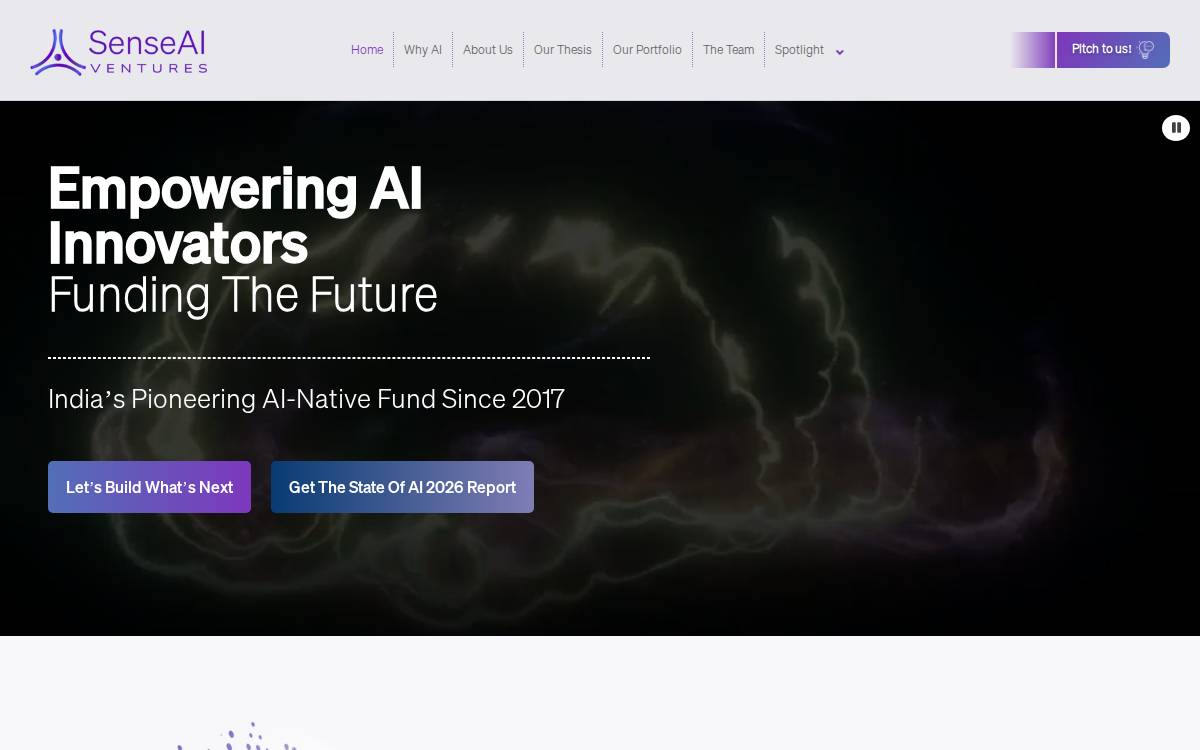 Senseai website preview