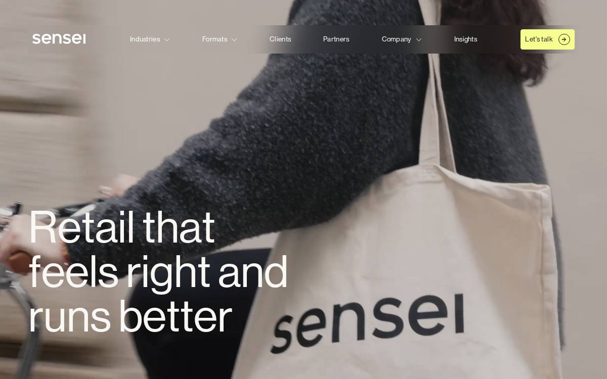 Sensei website preview