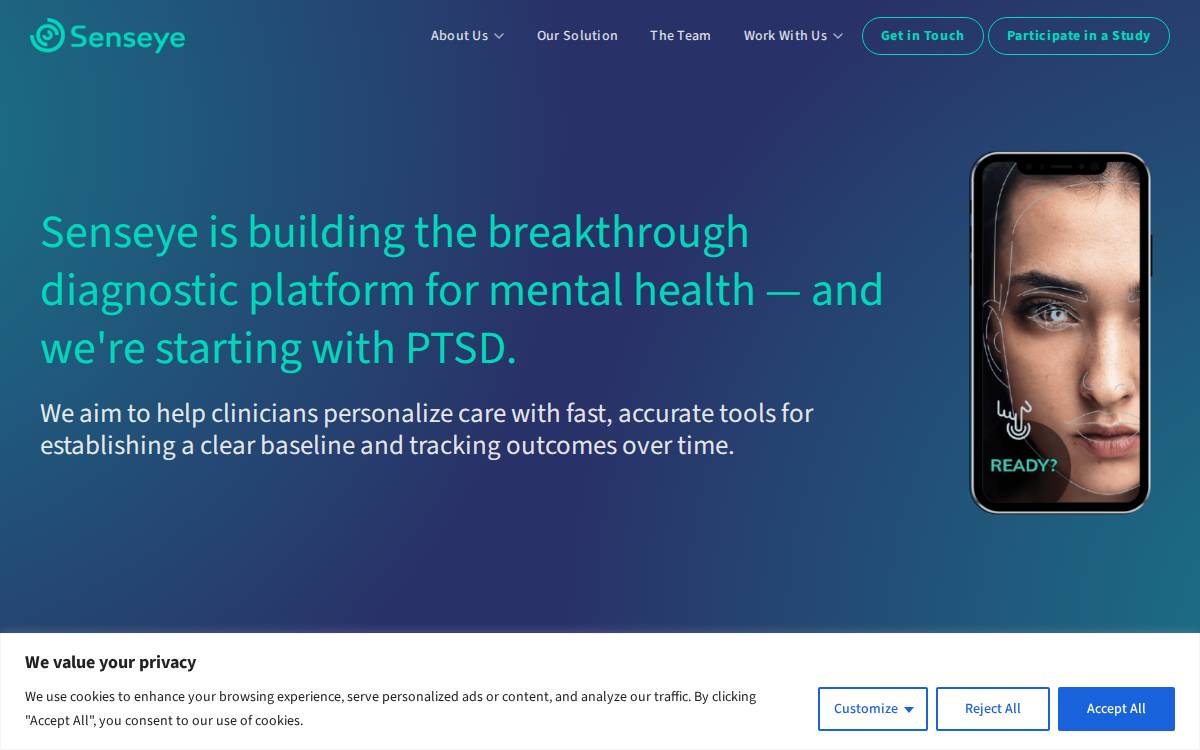 Senseye website preview