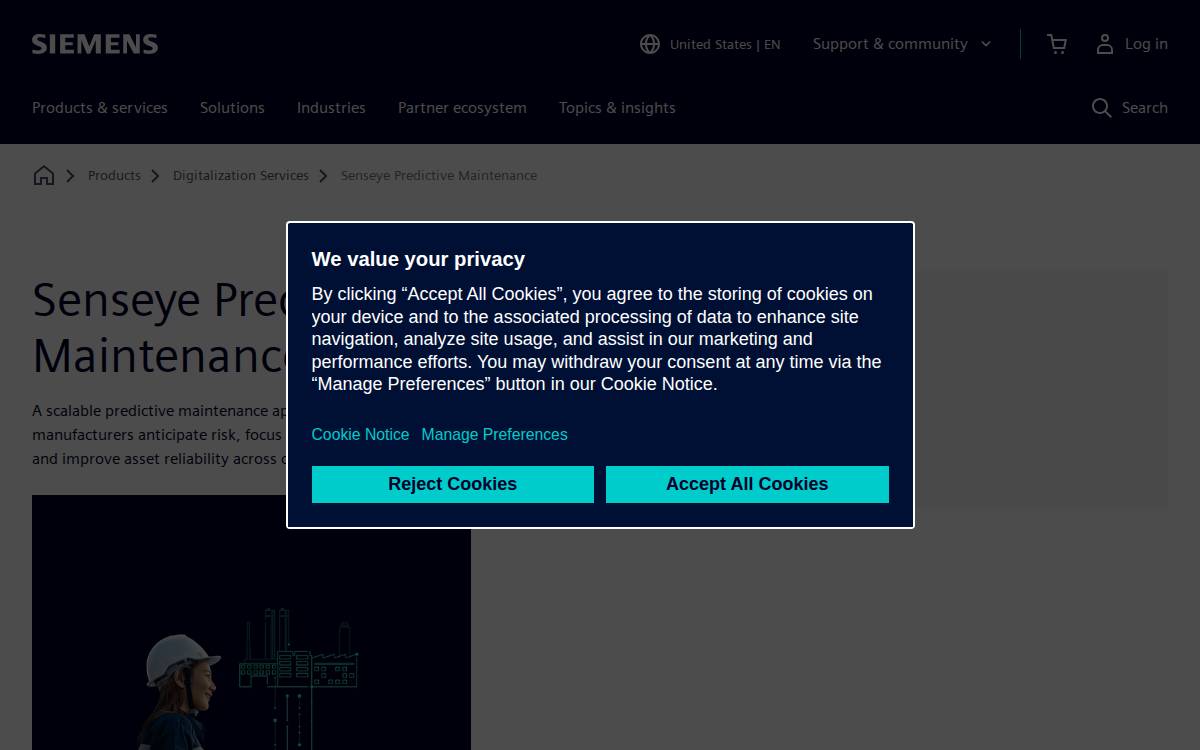 Senseye website preview