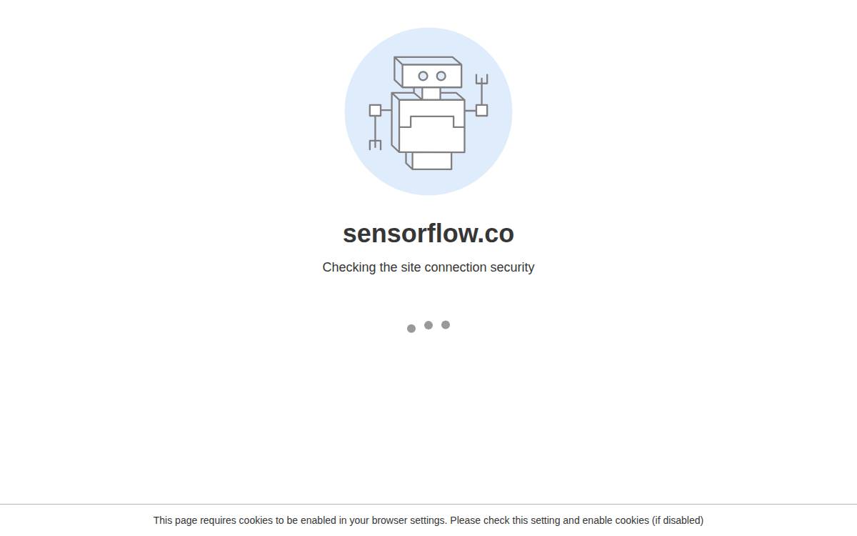 Sensorflow website preview