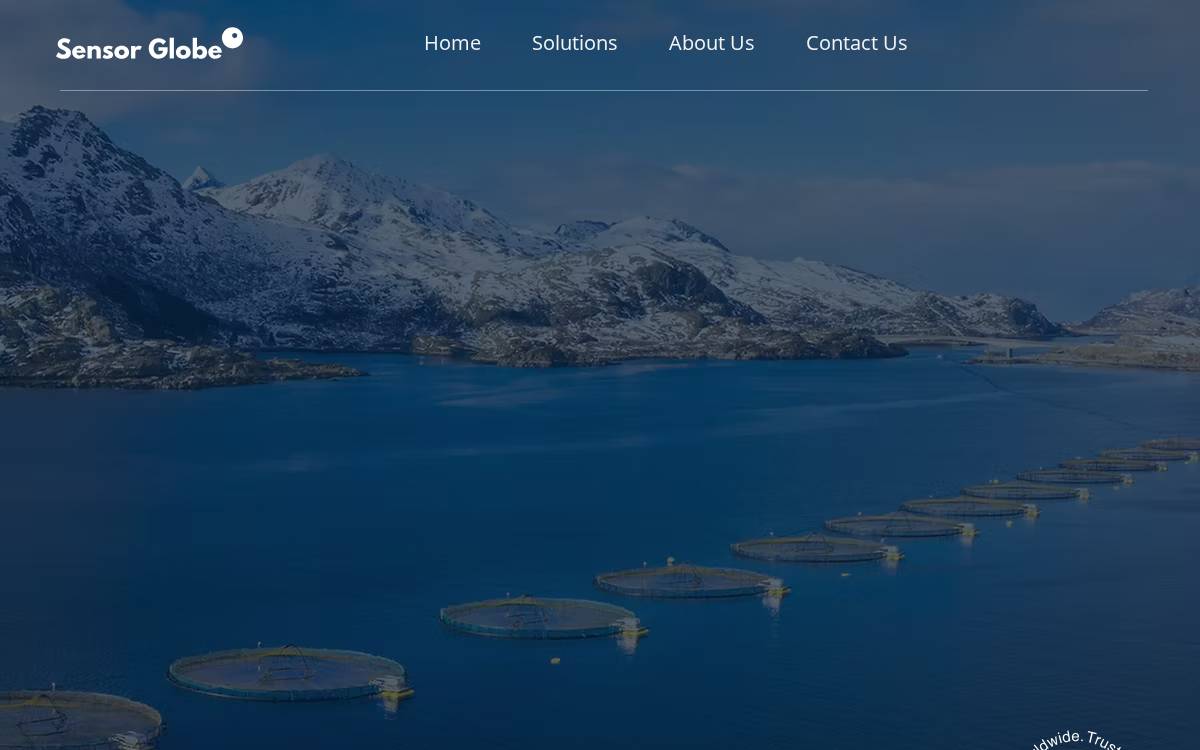 Sensorglobe website preview