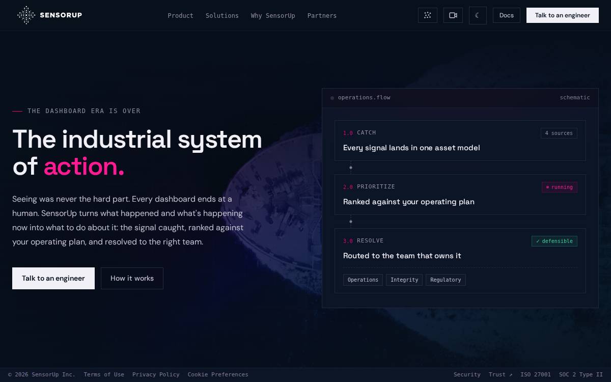 SensorUp Inc website preview