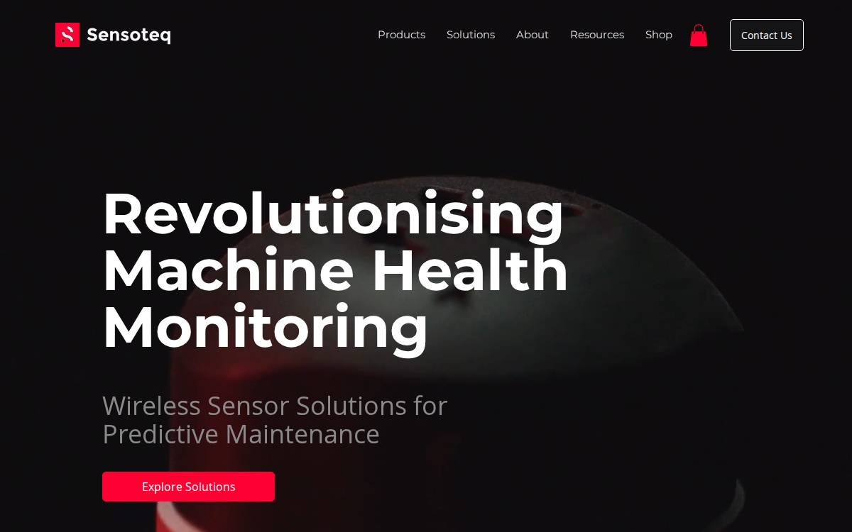 Sensoteq website preview