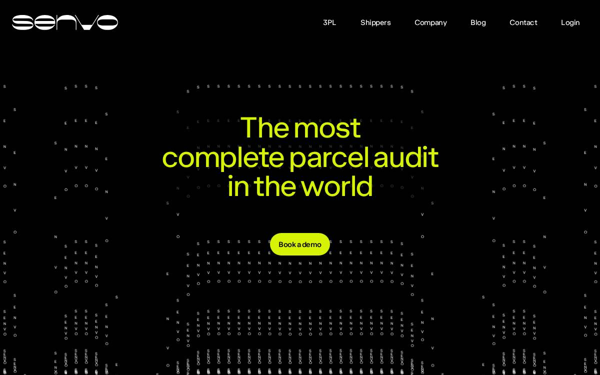 Senvo website preview
