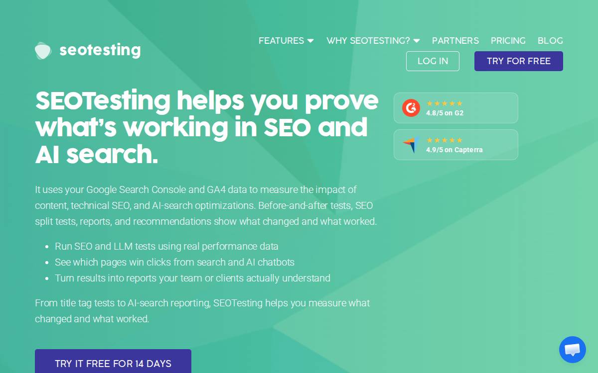 Seotesting website preview