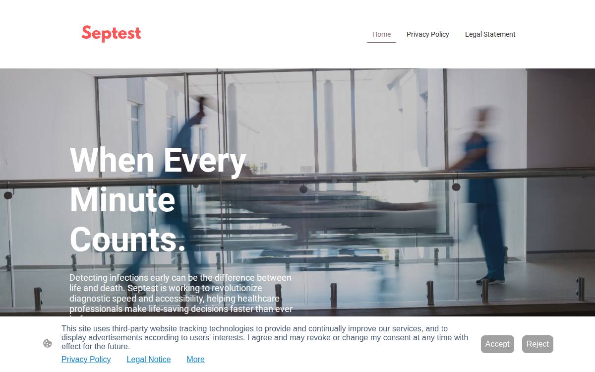 Septest website preview