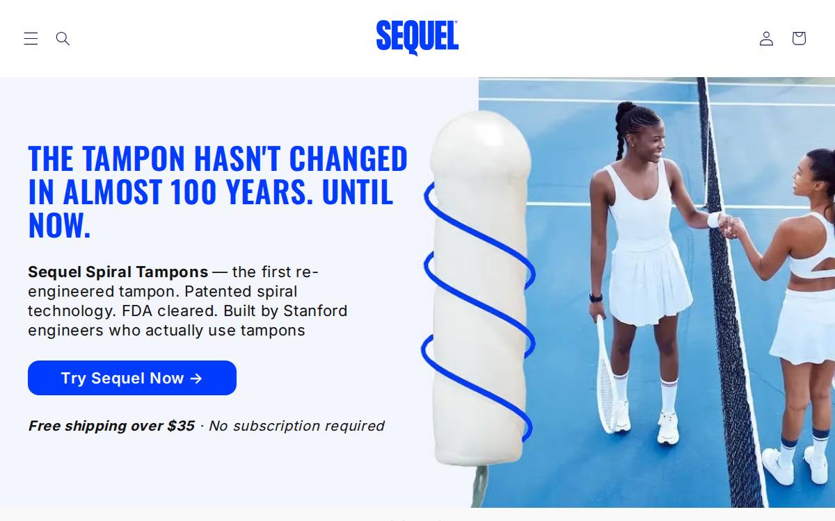 sequel website preview