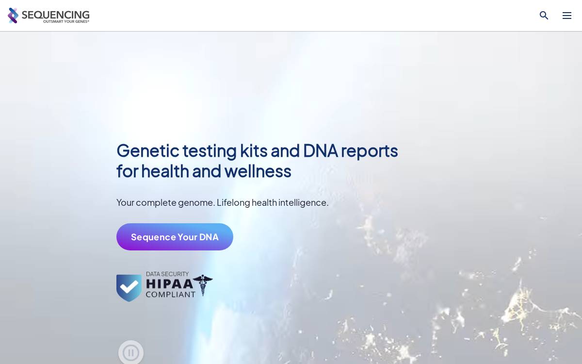 Sequencing website preview