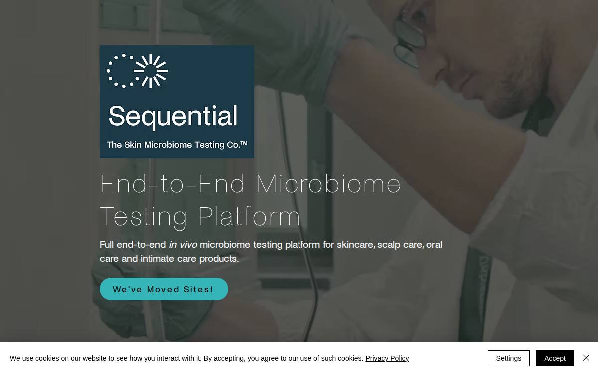 Sequential Skin website preview