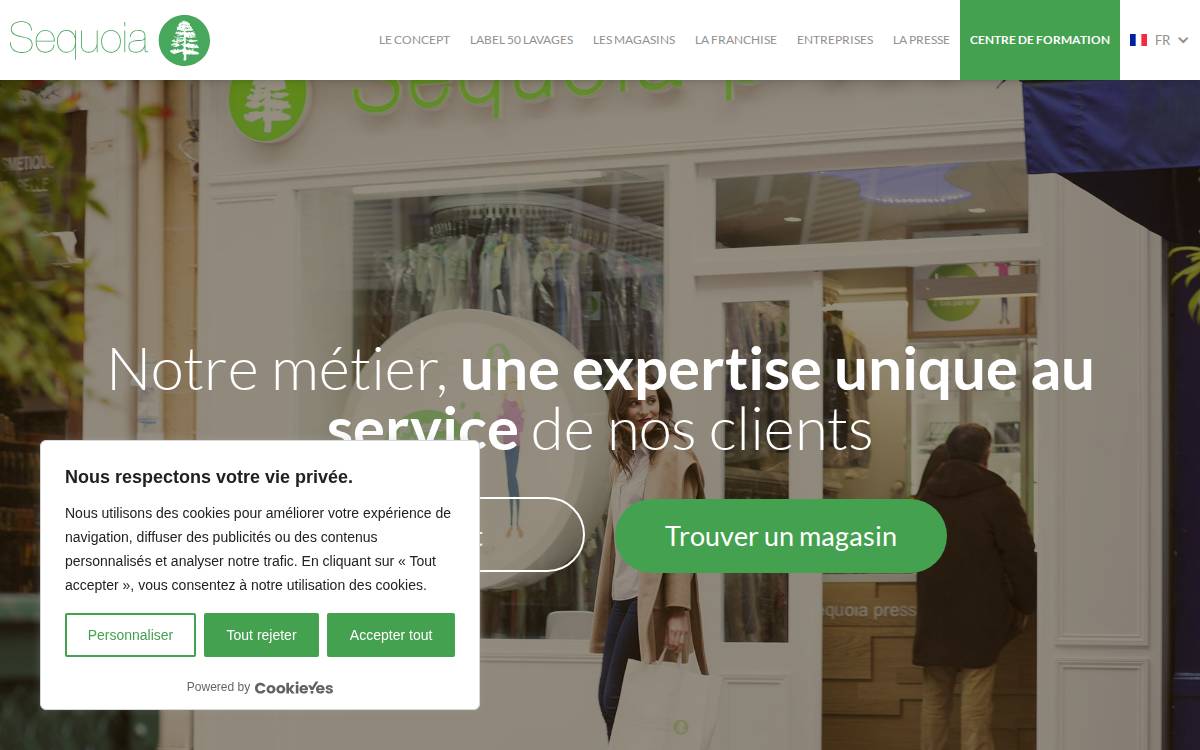 Sequoia Pressing website preview