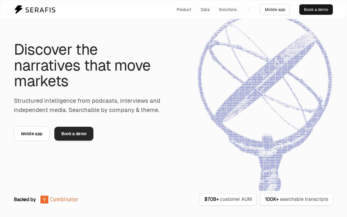 Serafis website preview