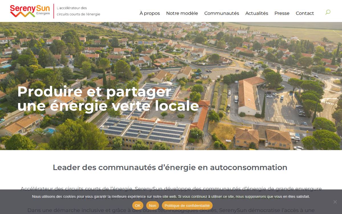 SerenySun Invest website preview