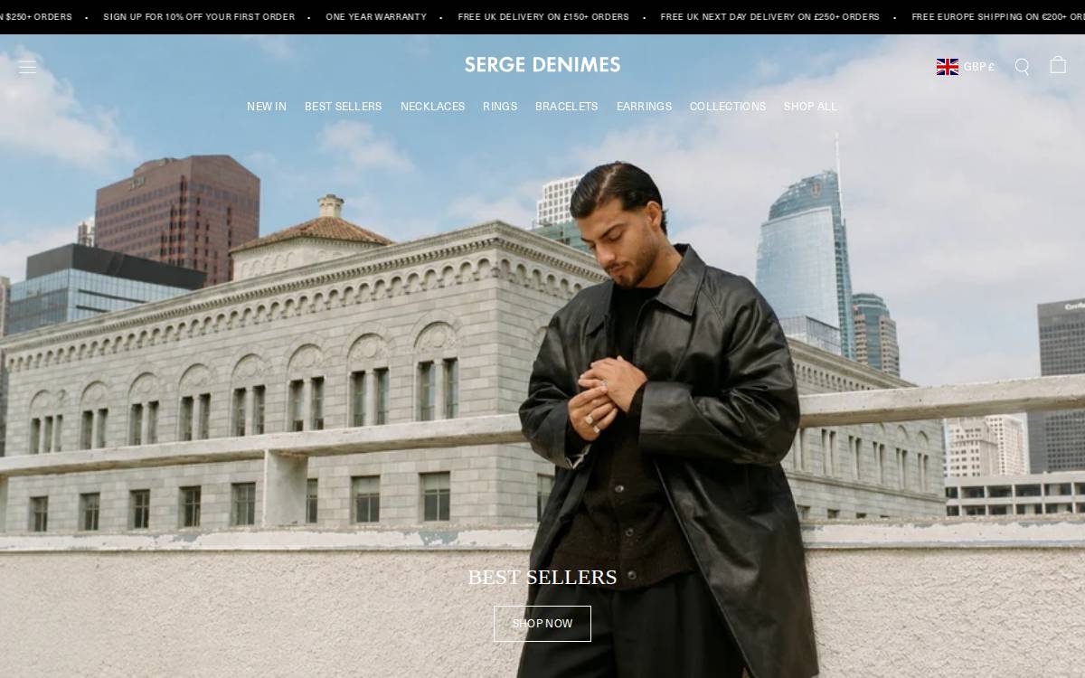 Serge DeNimes website preview