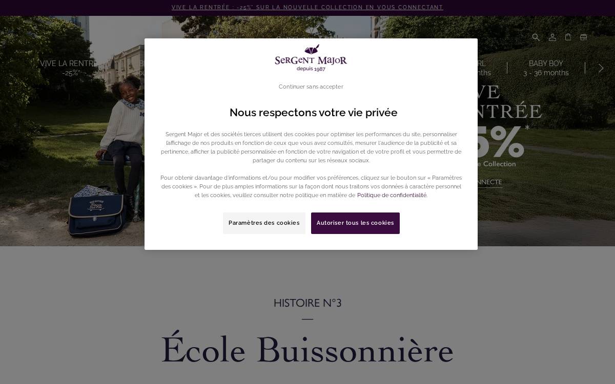 Sergent Major website preview