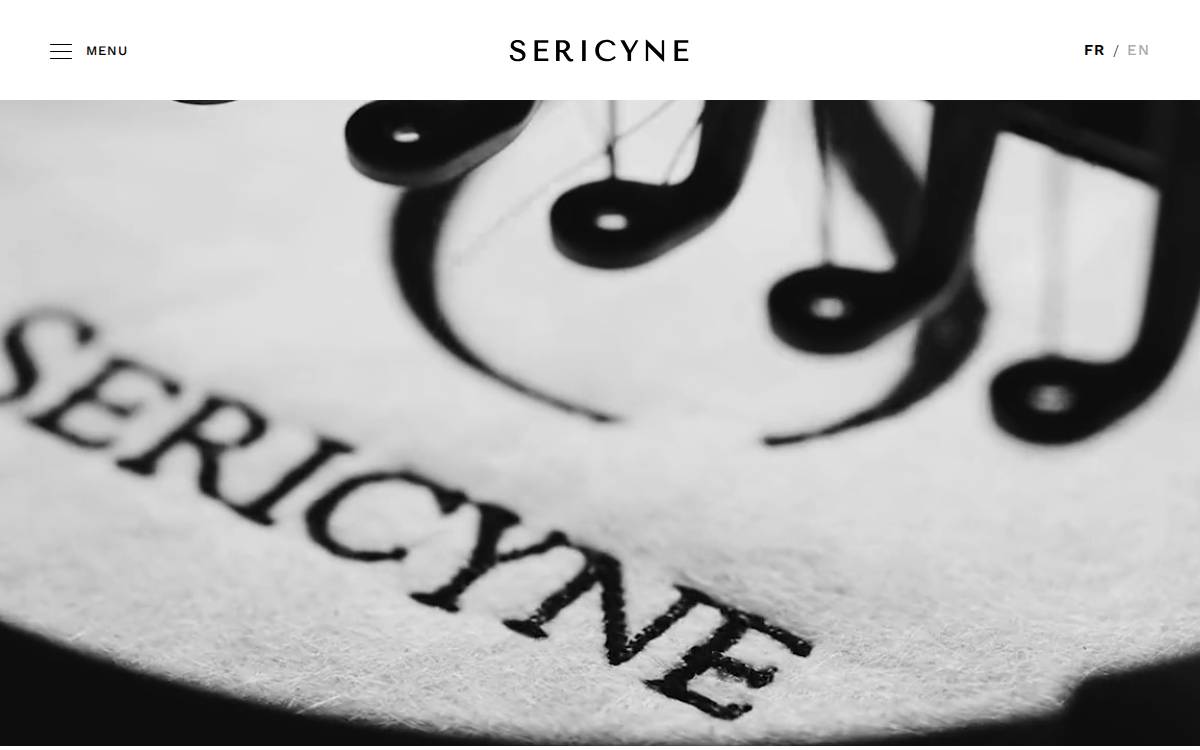 Sericyne website preview