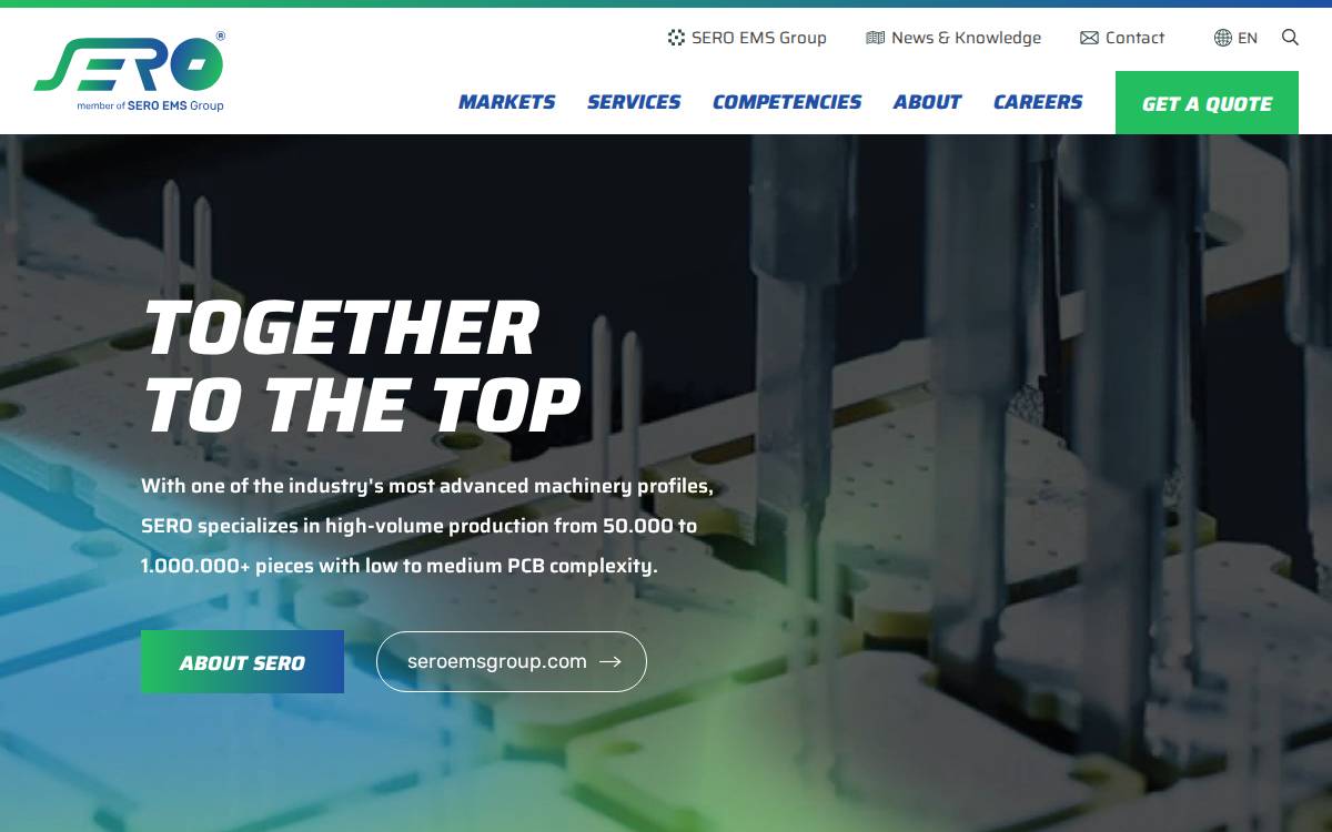 Sero website preview