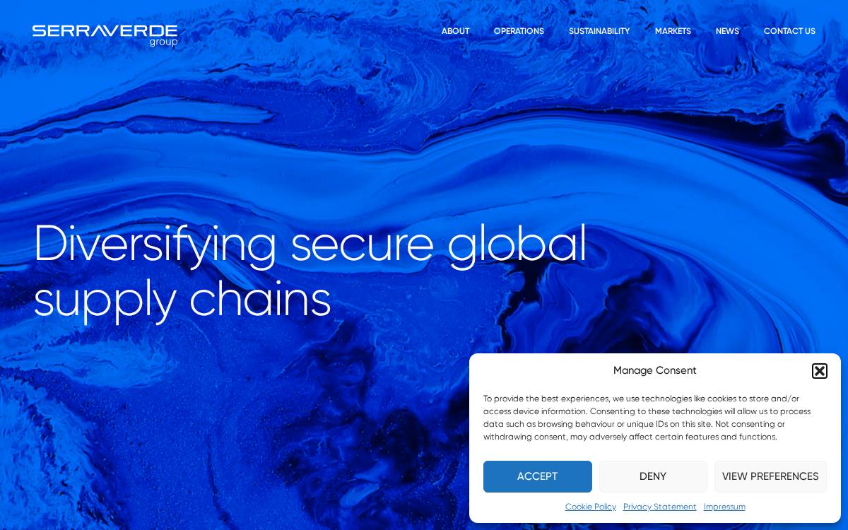 Serra Verde website preview