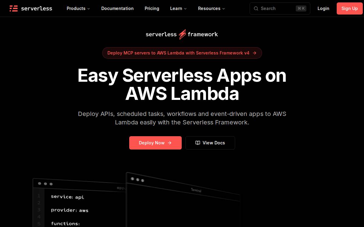 Serverless website preview