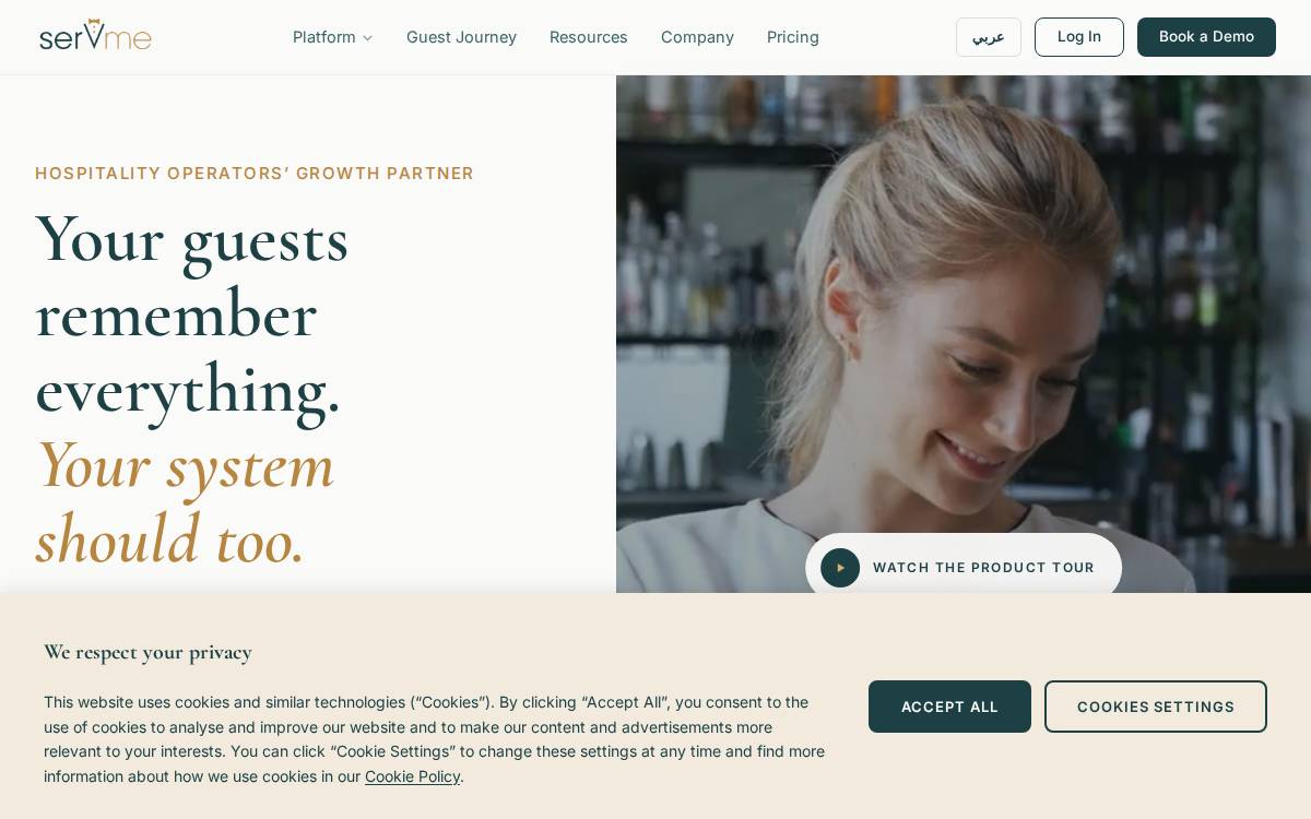 Servmeco website preview