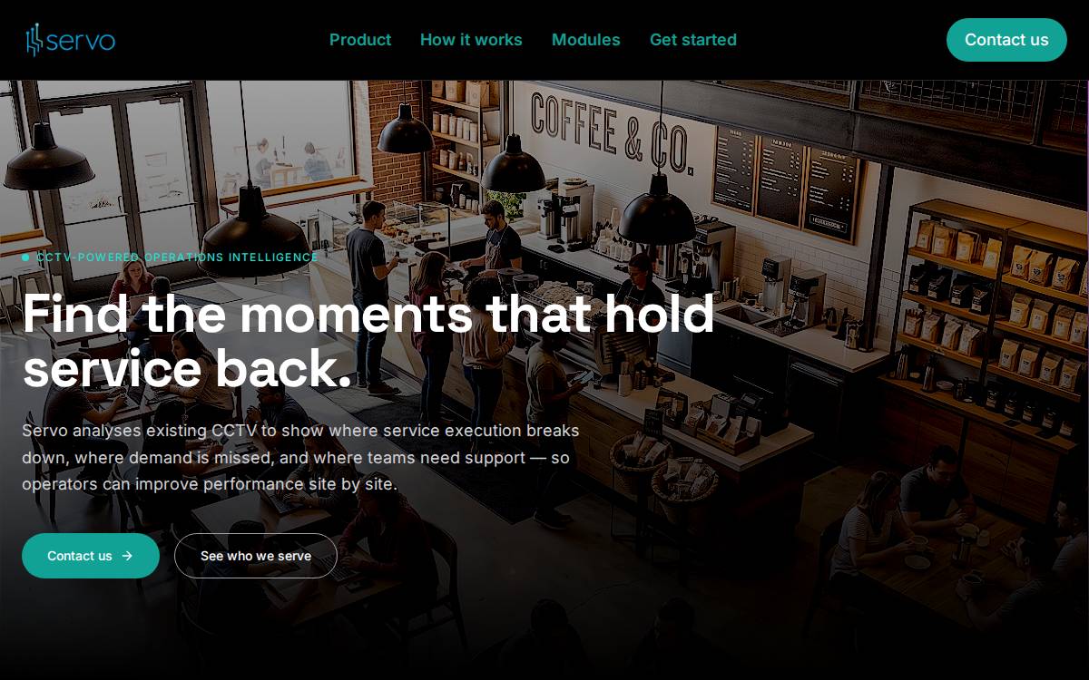 Servo website preview