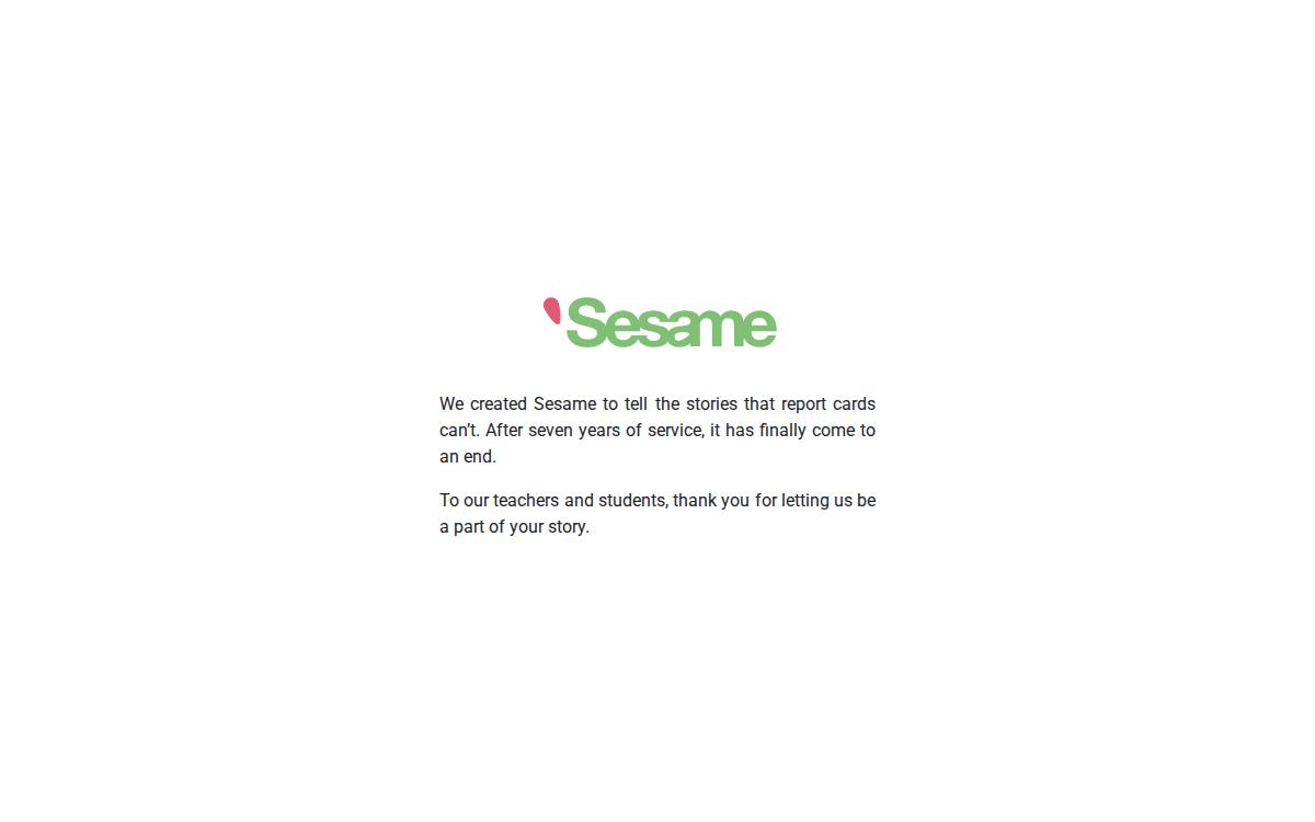 Sesame website preview