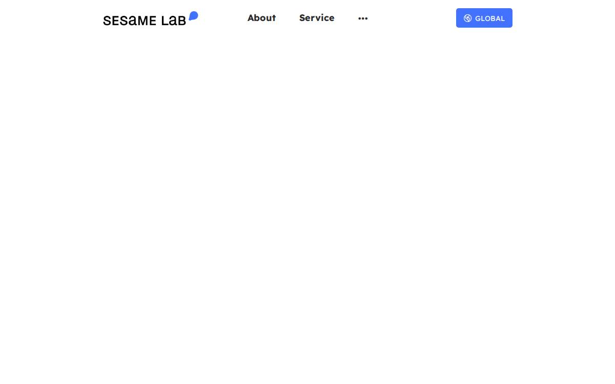 Sesame Lab website preview