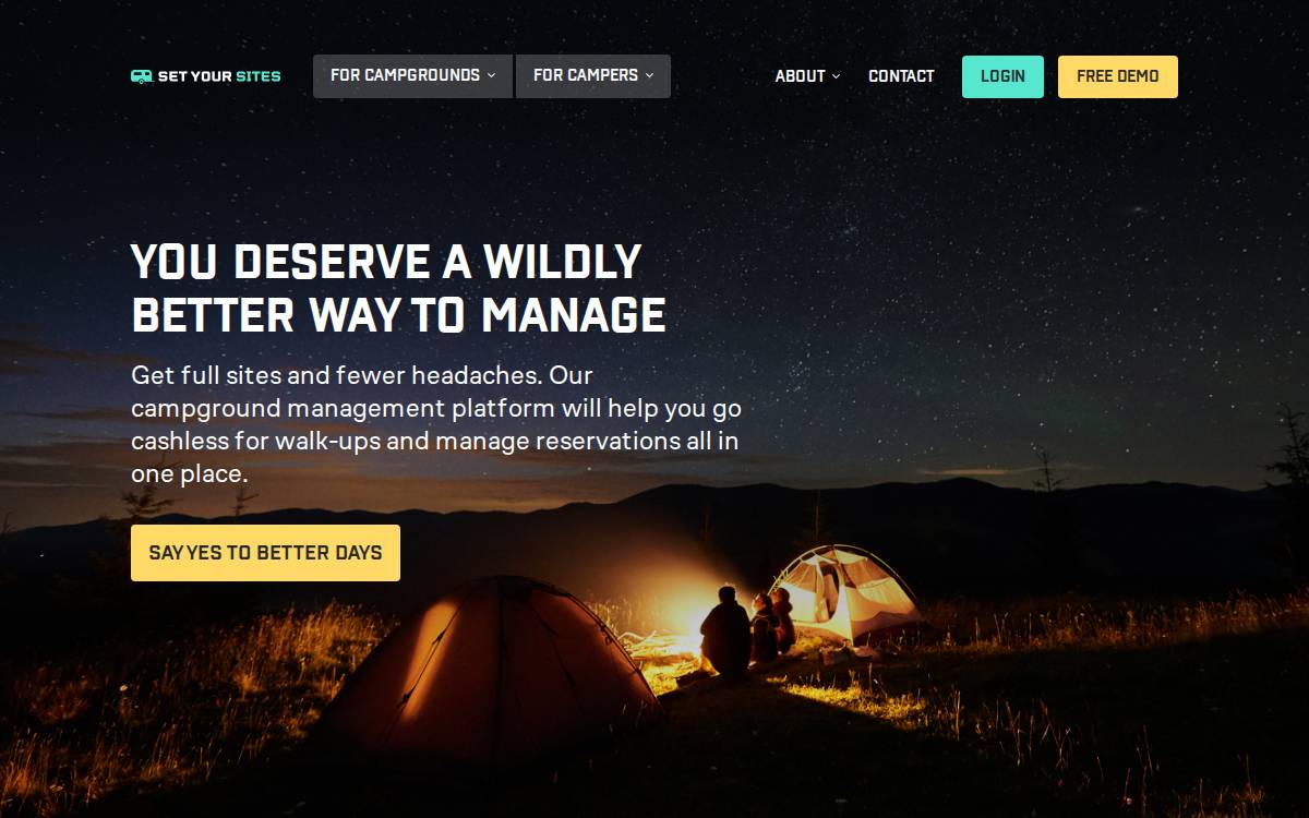 Set Your Sites website preview