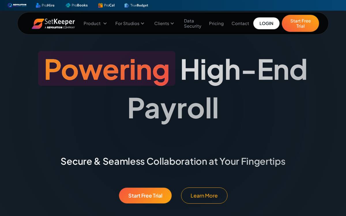 Setkeeper website preview
