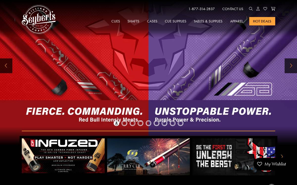 Seyberts website preview