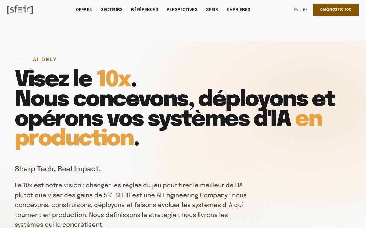 SFEIR website preview