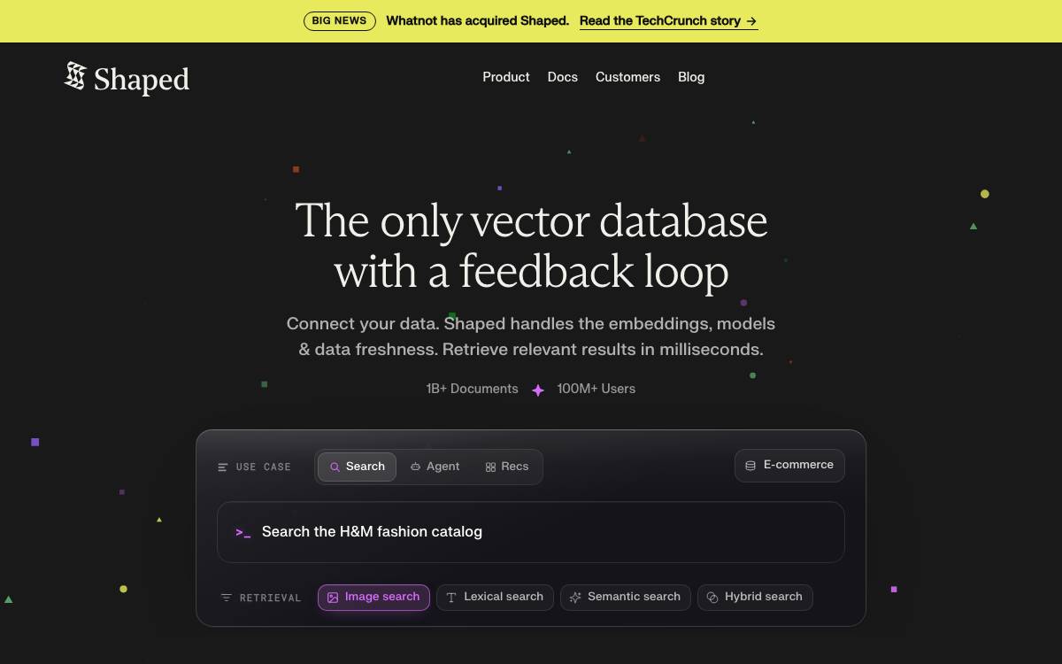 Shaped website preview