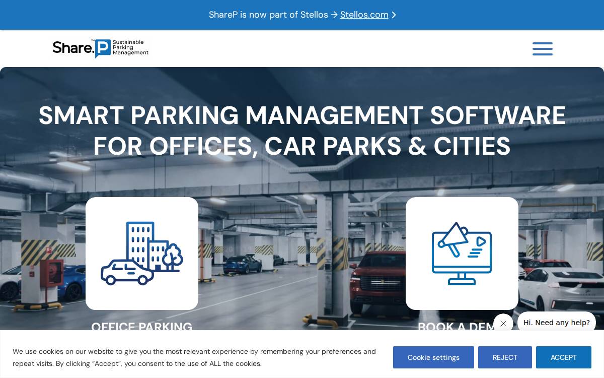 Share.P website preview