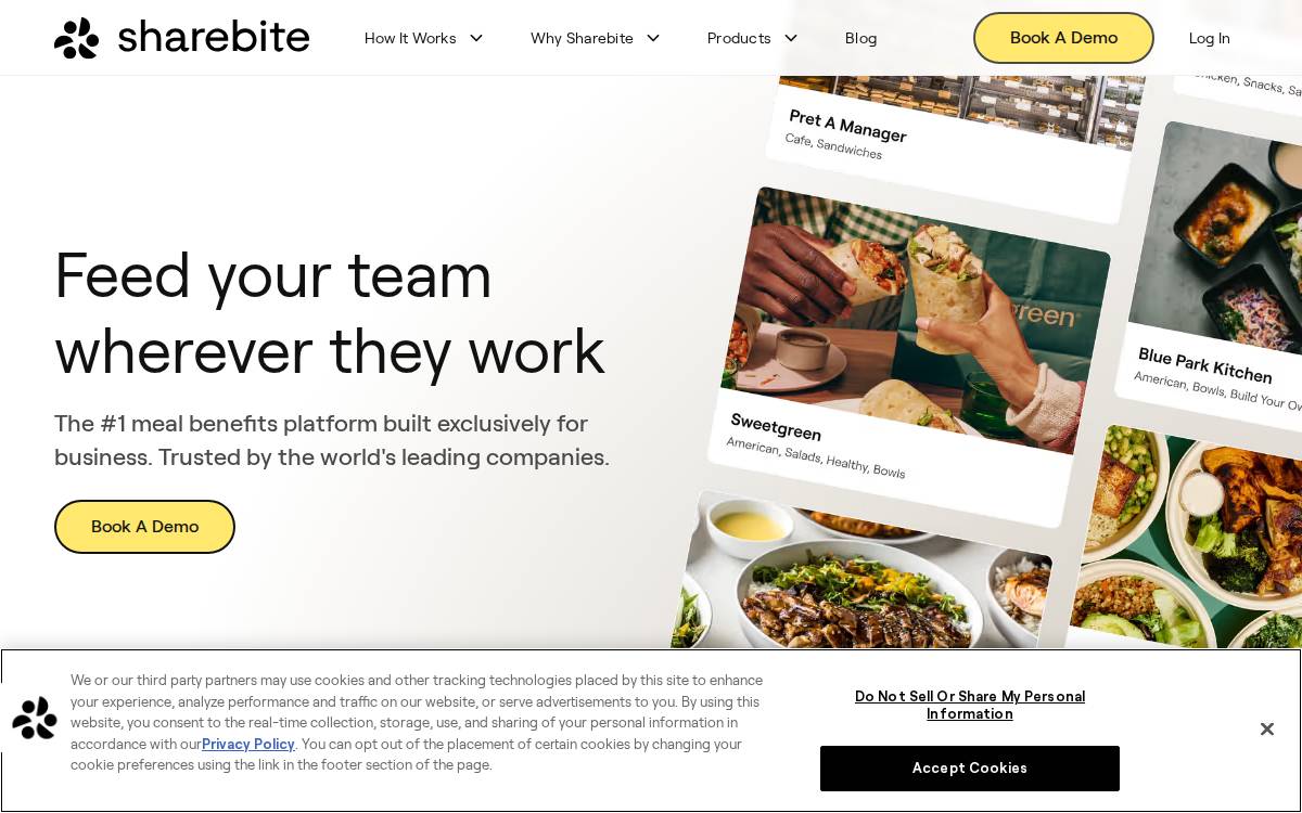 Sharebite website preview