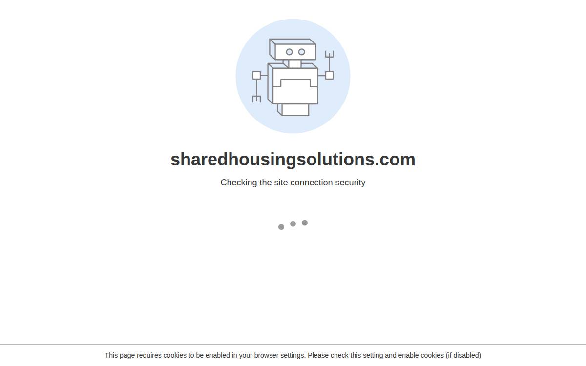 Shared Housing Solutions website preview