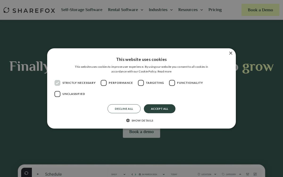 Sharefox website preview