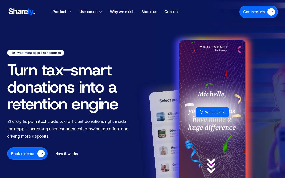 Sharelyglobal website preview