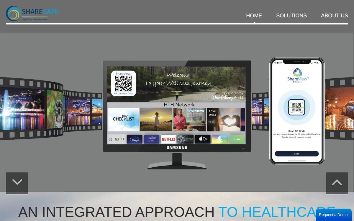 ShareSafe Solutions website preview