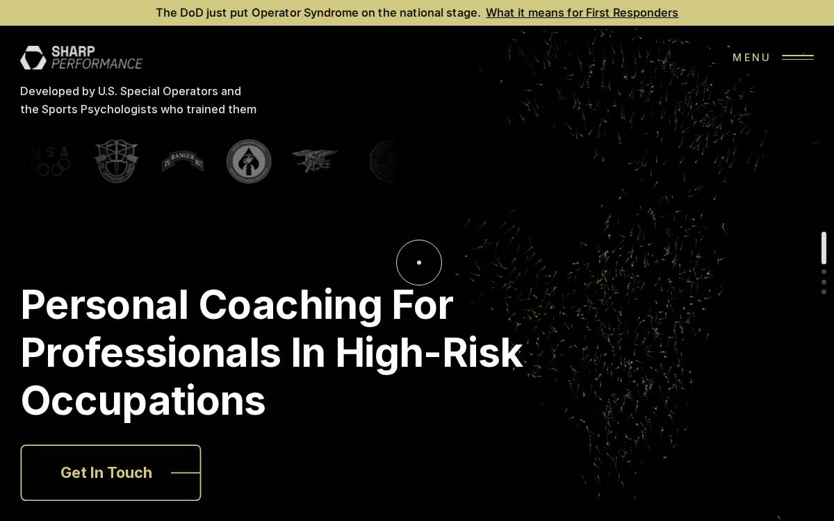 Sharp Performance website preview