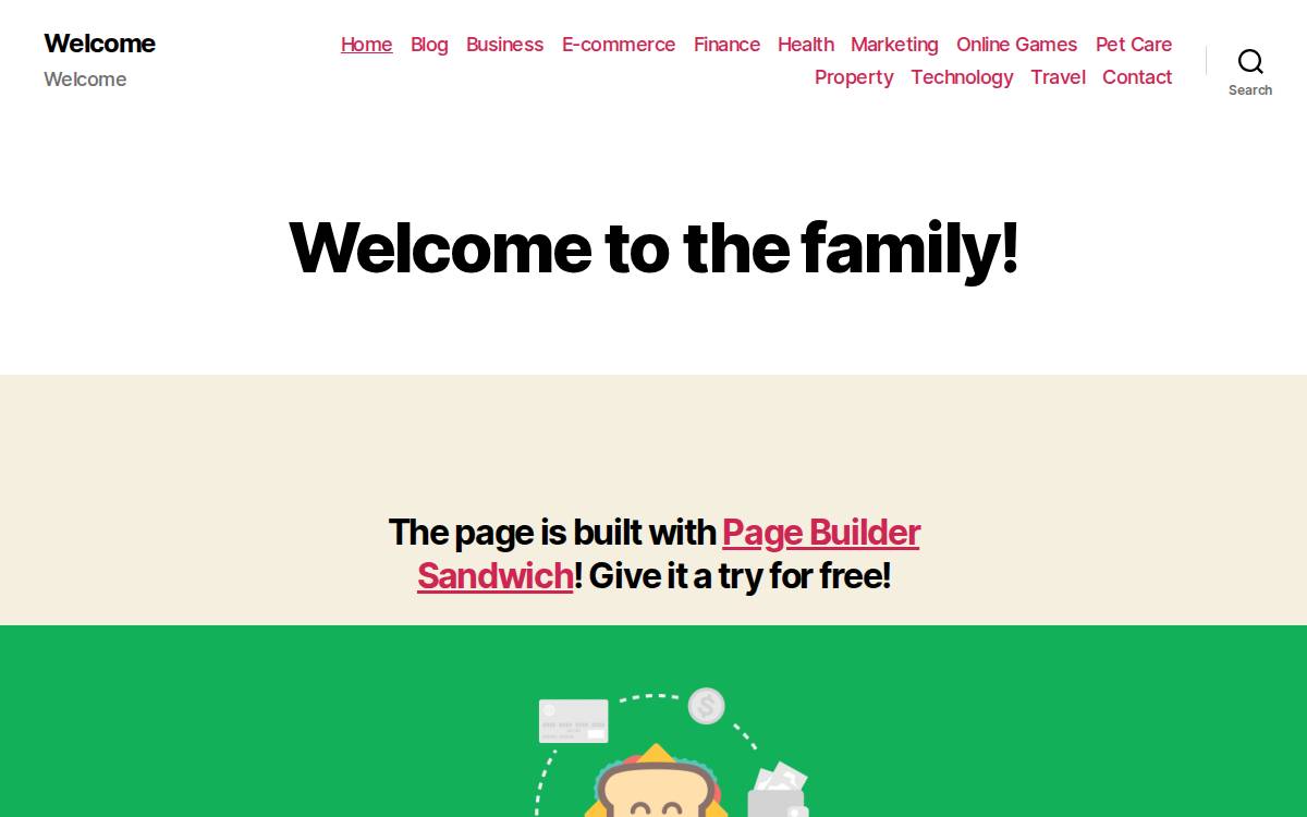 SharpShark website preview
