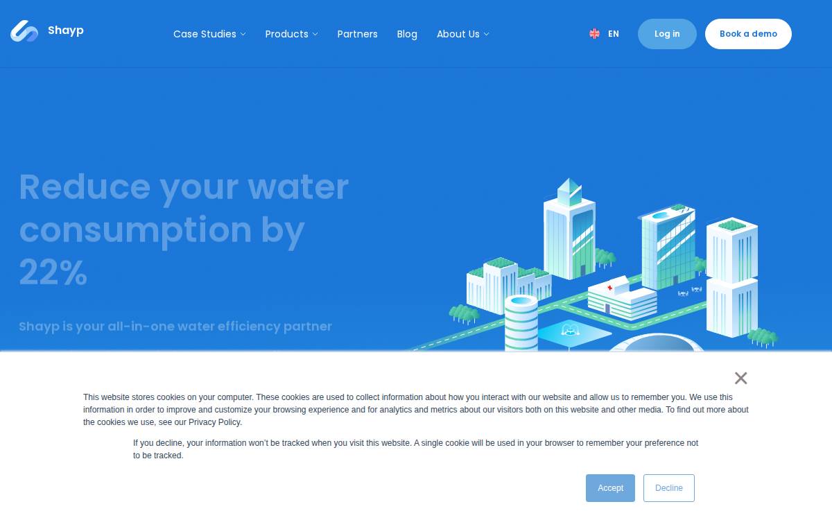Shayp website preview