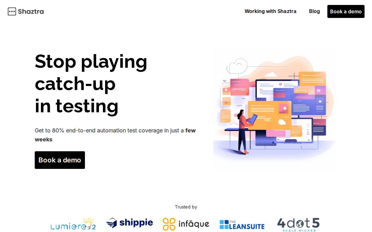 Shaztra website preview