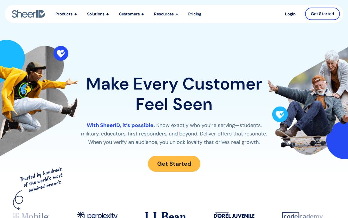 sheer-id website preview