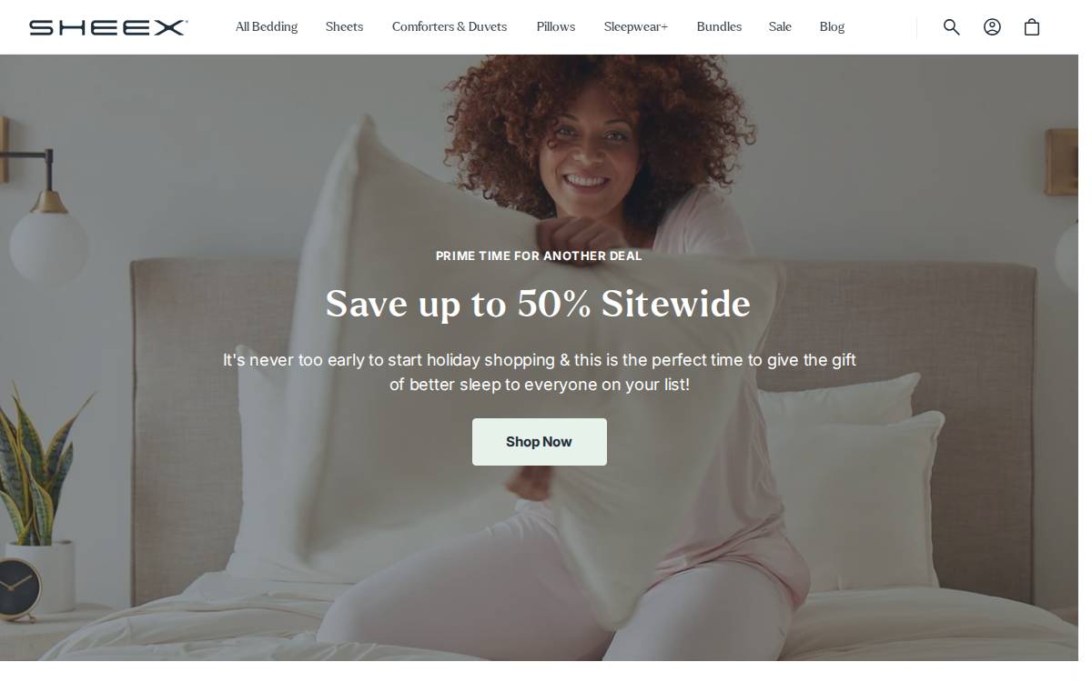 Sheex website preview